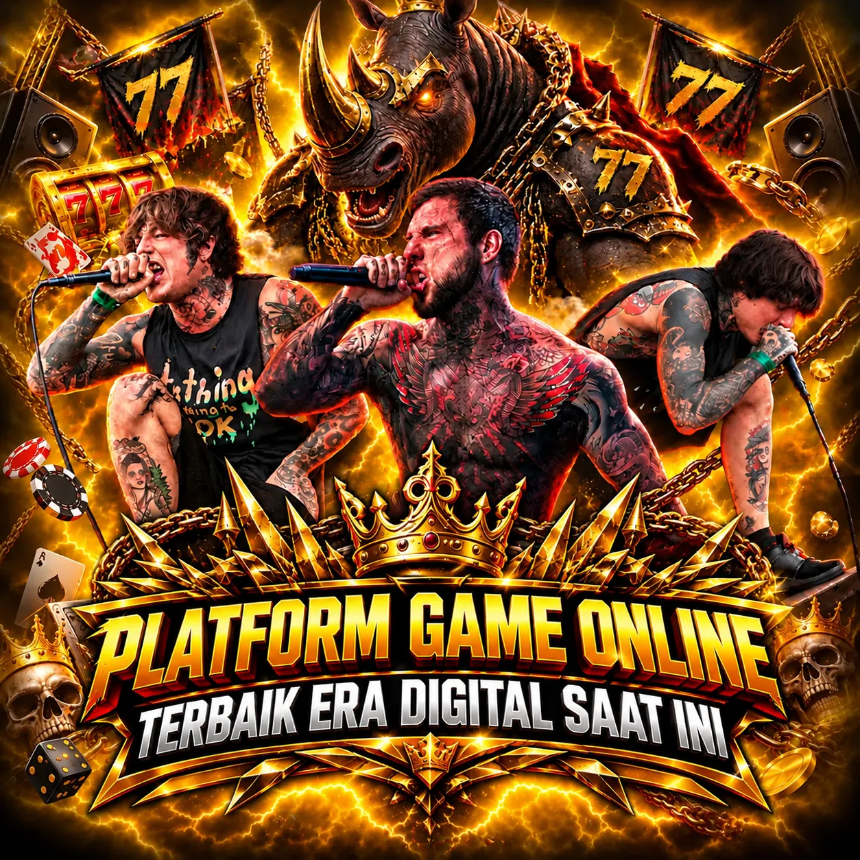 Thumbnail 1 of 3, Poster, Mega123 : Pilihan Game Berkarakter Cocok Untuk Eksplorasi Santai designed and sold by Mega123.